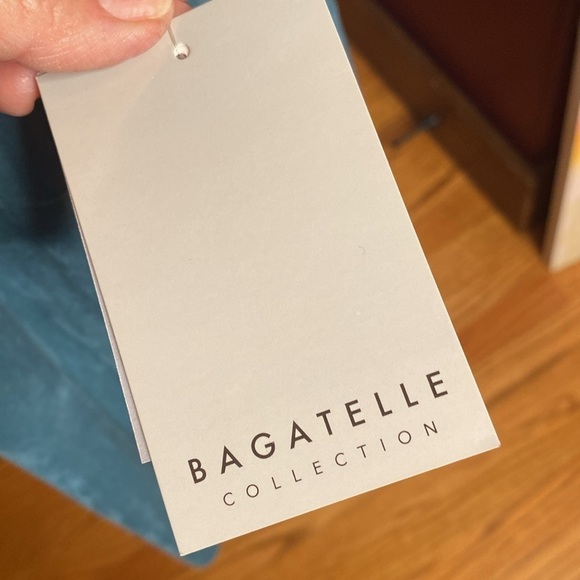 NWT Bagatelle Turquoise Teal Faux Suede Blazer Cardigan Jacket Sz L - Picture 7 of 11